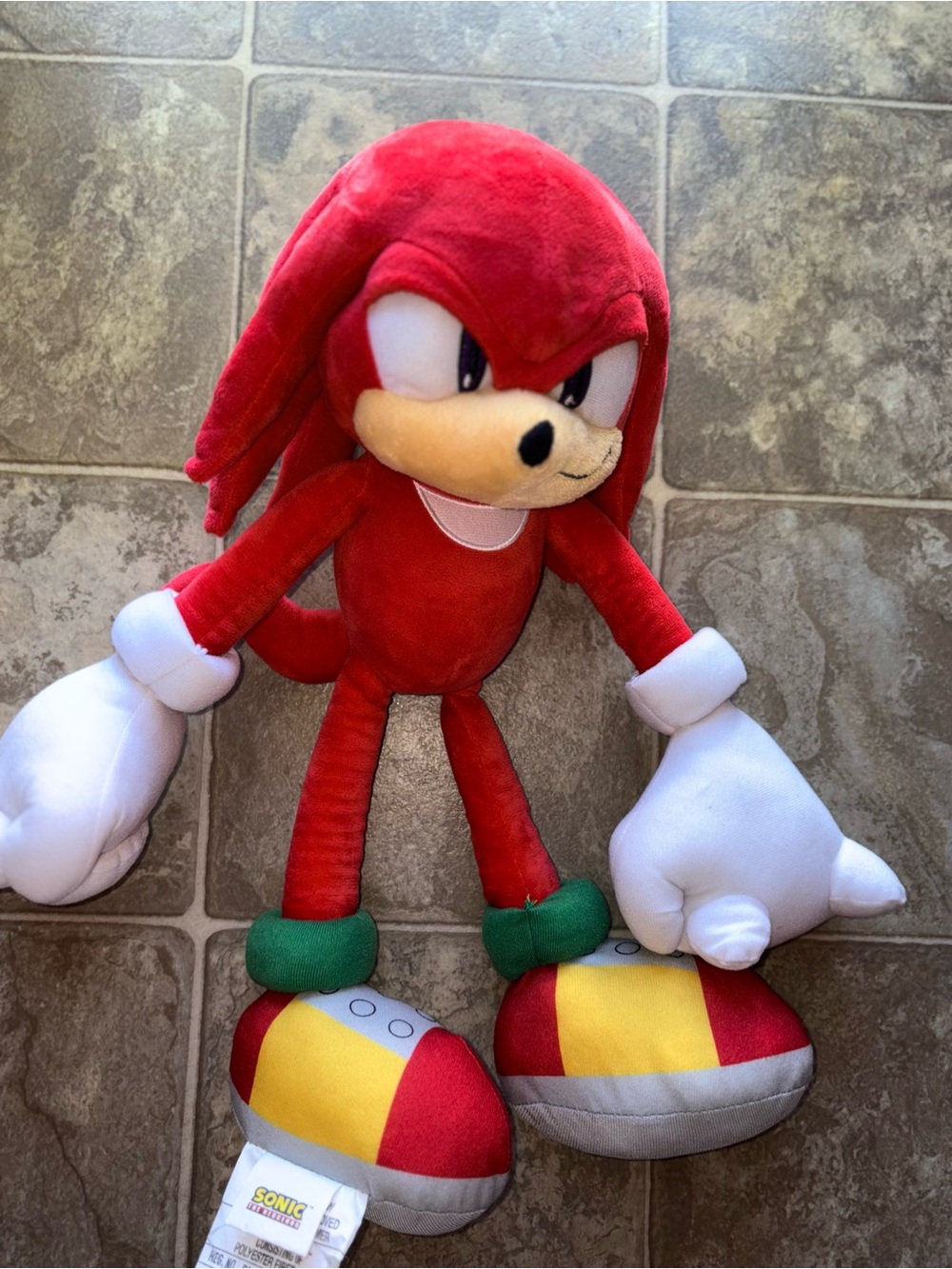 Red Knuckles Plush Toy - Soft Character Stuffed Animal